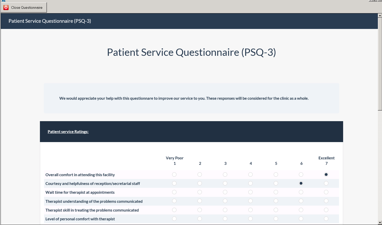 3.  The Clinic Scheduler